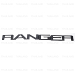 Logo โลโก้ติดท้าย โลโก้ติดฝากระบะท้าย "RANGER" 6 ชิ้น สีเครฟล่าดำ สำหรับ Ford Ranger XLT XLS Hi-Rider Wildtrak ปี 2022-2023